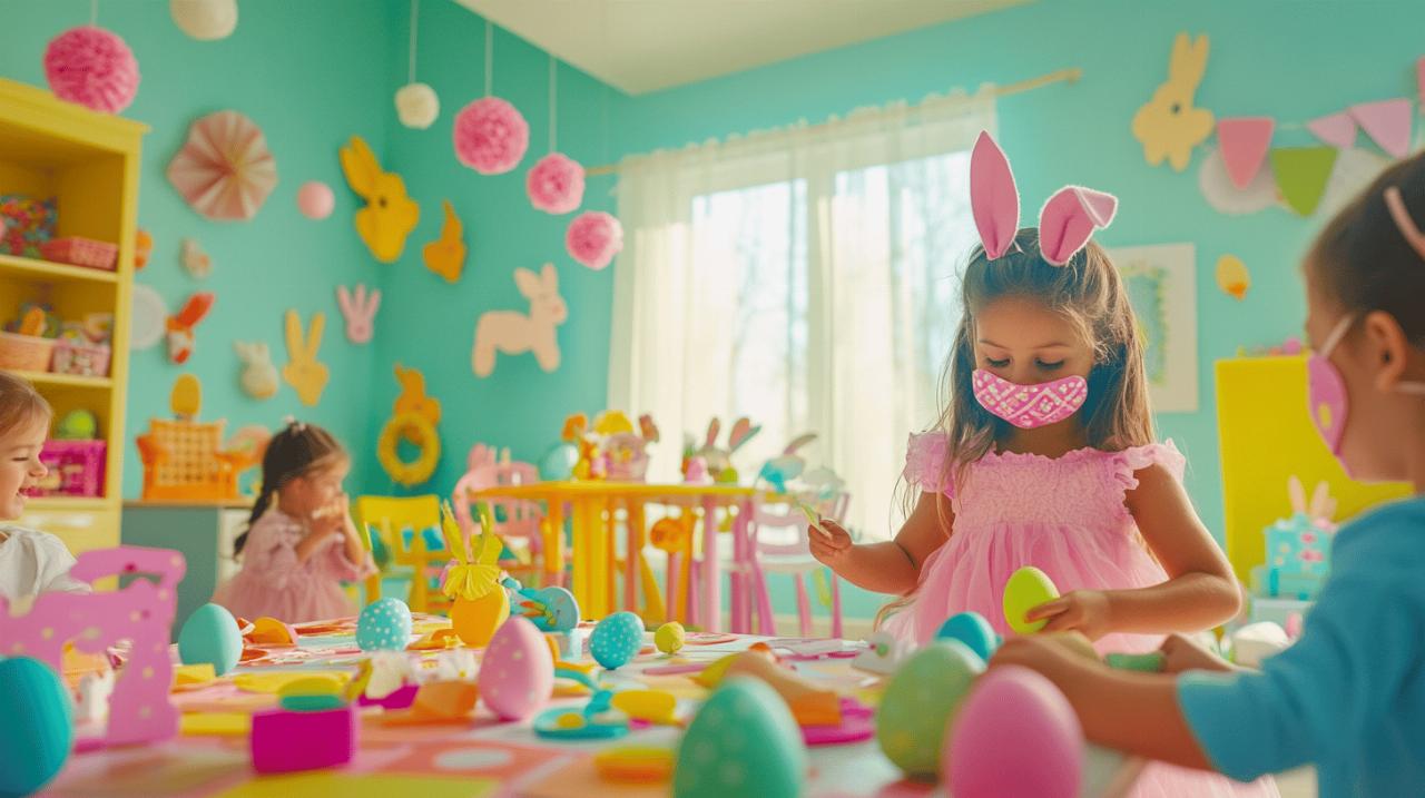 Decorez votre creche : Les meilleures activites de bricolage de Paques avec une guirlande festive